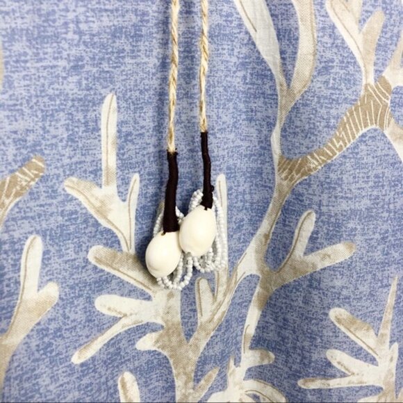 Soft Surroundings Tunic Top Shell Seeker Embroidered Coral Reef Beach Travel Cov - Picture 4 of 11